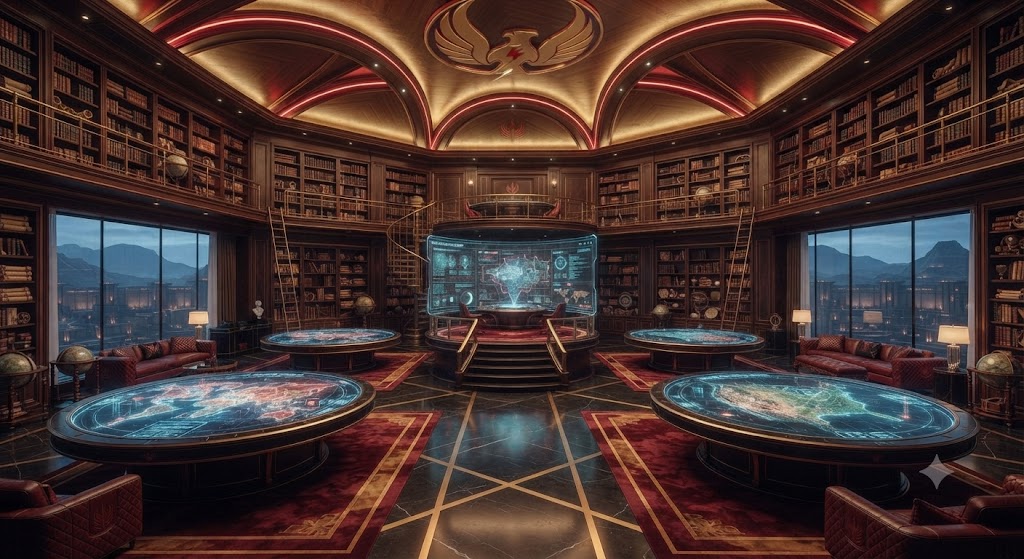 The Estate Library & Map Room